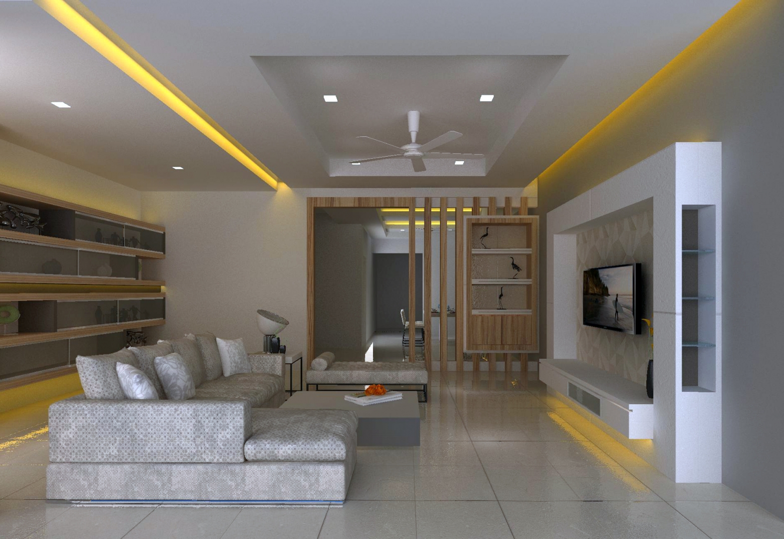 living room interior design renof malaysia
